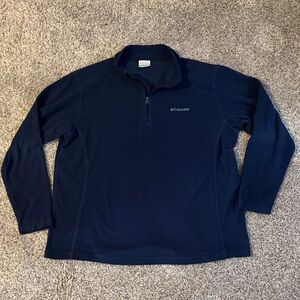 Columbia Dark Blue Half-Zip Fleece